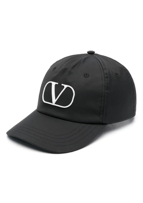 Valentino Garavani VLogo cotton baseball cap - Black