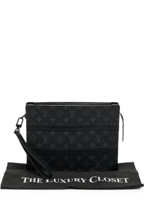 Louis Vuitton Pre-Owned Trunk monogram-pattern clutch bag - Black