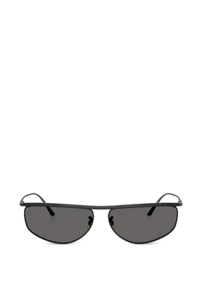 Oliver Peoples x Khaite 1986c geometric-frame sunglasses - Black
