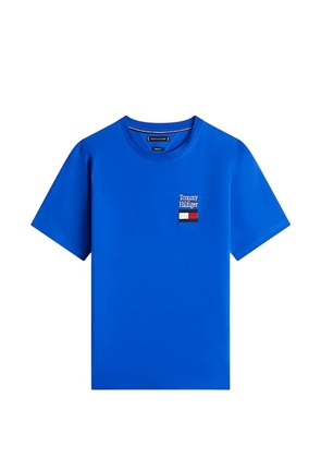 Tommy Hilfiger logo-embroidered T-shirt - Blue