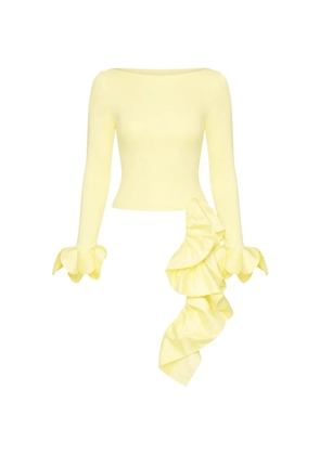 PatBO Tarsila ruffled blouse - Yellow