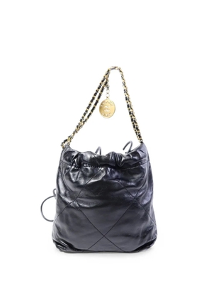 CHANEL Pre-Owned mini 22 leather shoulder bag - Black