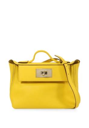 Hermès Pre-Owned 2022 Mini 24/24 Jaune Citron tote bag - Yellow