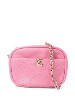 CHANEL Pre-Owned turn-lock-fastening shoulder bag - Pink