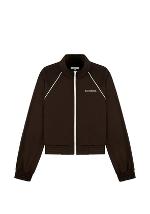 Sporty & Rich serif-logo sweatshirt - Brown