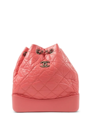 CHANEL Pre-Owned Gabrielle quilted backpack - Pink
