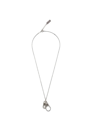 MM6 Maison Margiela pull-tab pendant necklace - Silver