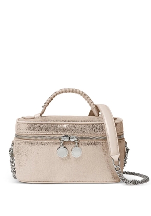 Stella McCartney Falabella crackle-effect whipstitch-trim mini bag - Pink
