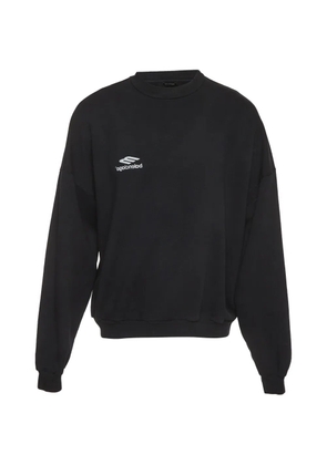 Balenciaga Pre-Owned 3B Sports embroidered-detail sweatshirt - Black