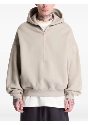 FEAR OF GOD ESSENTIALS Property half-zip hoodie - Neutrals