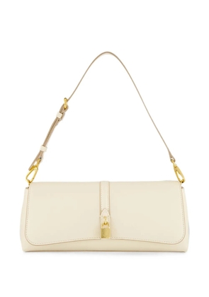 Stella McCartney Ryder padlock clutch bag - Neutrals