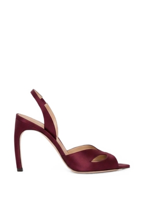 Victoria Beckham Harlow Mask heeled sandals - Red