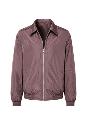 Acne Studios logo-print zip-up lightweigt jacket - Purple