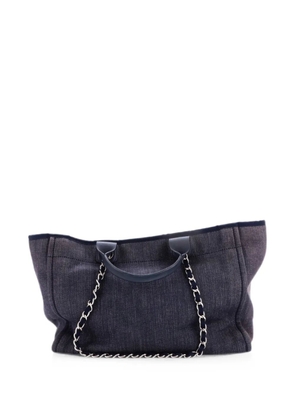 CHANEL Pre-Owned Deauville Denim Medium tote bag - Black