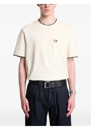 Fred Perry cotton T-shirt - Neutrals