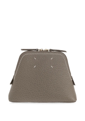 Maison Margiela 5AC leather wash bag - Brown