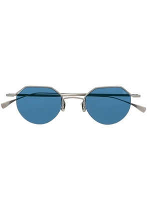 Eyevan7285 geometric-frame tinted sunglasses - Blue