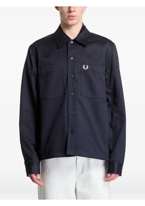 Fred Perry twill overshirt - Blue