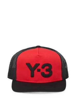 Y-3 logo-embroidered mesh-panel trucker cap