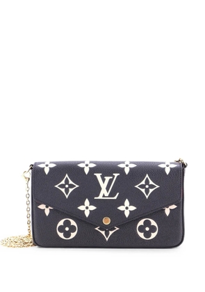Louis Vuitton Pre-Owned Felicie Pochette Bicolor Monogram Empreinte Giant crossbody bag - Black