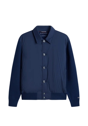 Tommy Hilfiger button-up bomber jacket - Blue