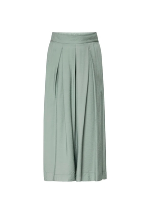 Betty Barclay pleated elasticated-waist trousers - Green