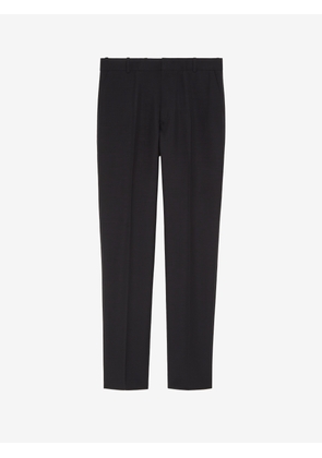 McQueen McQueen Classic Selvedge Mohair Pants - Black - Men - 40