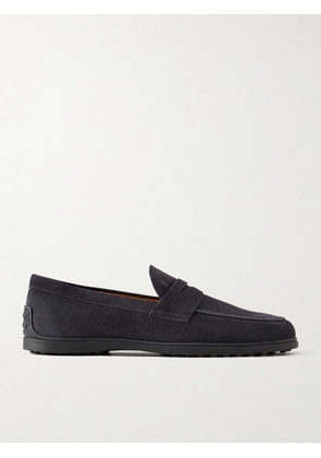 Tod's - Suede Penny Loafers - Men - Gray - UK 6
