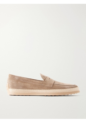 Tod's - Suede Espadrilles - Men - Neutrals - UK 6