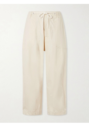 Cherry Los Angeles - Wide-Leg Cotton Twill Trousers - Men - Neutrals - S