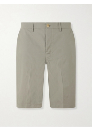 Rick Owens - Straight-Leg Cotton-Blend Canvas Shorts - Men - Gray - UK/US 28