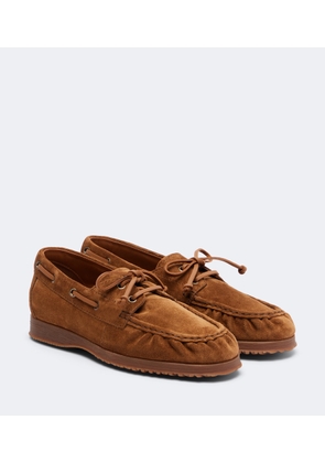 Hogan Suede boat shoes