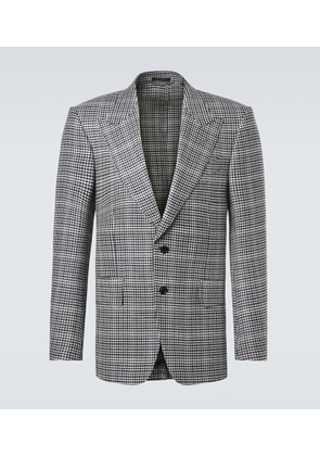 Tom Ford Checked wool-blend suit jacket