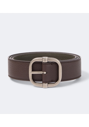 Loewe Loop reversible leather belt