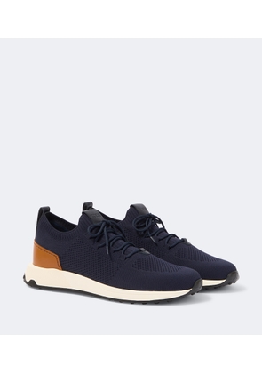Tod's Calzino leather-trimmed sneakers