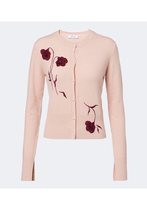Erdem Floral-applique cardigan