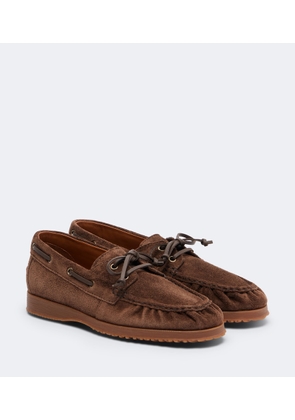 Hogan Suede boat shoes