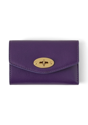 Mulberry Women's Leather Darley Folded Multi-Card Wallet Amethyst