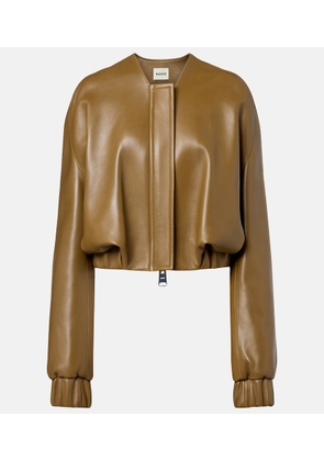 Khaite Cordan leather jacket