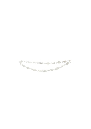 Louis Abel Sama Anklet in Sterling Silver - Metallic Silver. Size all.