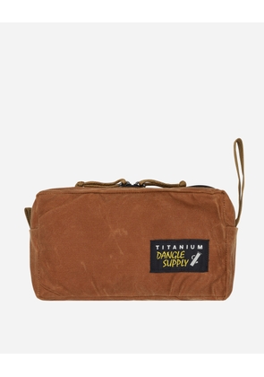 Stuff Sack Waxed Canvas Accessory Bag Brown