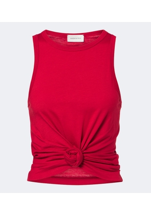Magda Butrym Cropped cotton-blend top
