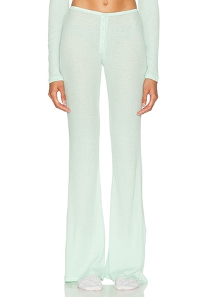 Kiki de Montparnasse Tricot Gaufr Pant in Menthe - Mint. Size S (also in XS, M, L).