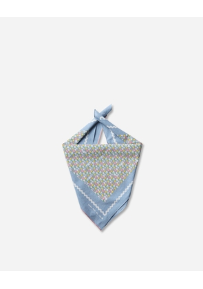 Fastcolor Selvedge Bandana (Skull and Flower) Sax