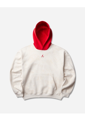 Men s Jordan Brooklyn Fleece Hoodie Phantom / University Red