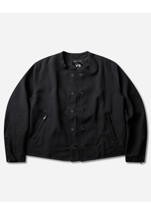 Men s Sport Uniform Adaptive Collarless Blouson Black