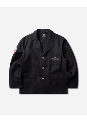 Men s Willy Chavarria Players Twill Blazer Jacket Black
