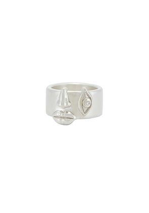 Louis Abel Iro Ring in Sterling Silver - Metallic Silver. Size 50 (also in 54).