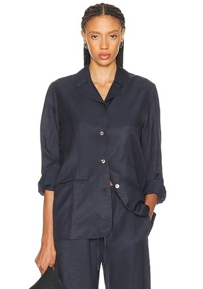 LESET Daniel Jacket in Midnight - Navy. Size S (also in M, XS).