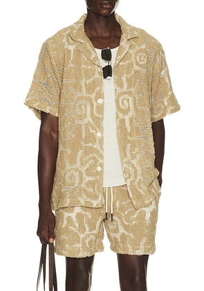 OAS Sunero Cuba Shirt in Beige - Beige. Size L (also in S, M, XL/1X).